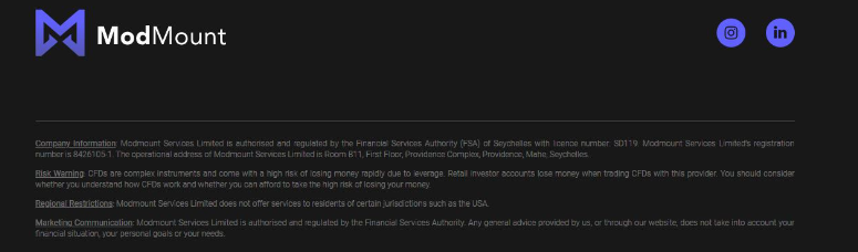 modmount ltd regulation